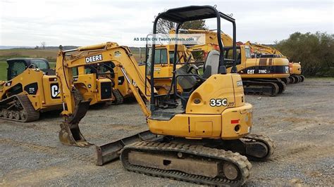 john deere 35c zts mini excavator|john deere zts backhoe.